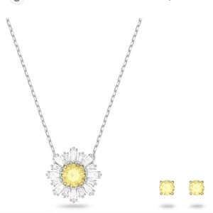 Swarovski Sunflower Necklace
